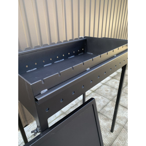 Мангал "Стандарт" на 12 шампурів 4 мм з кришкою SteelGrill Standard 12