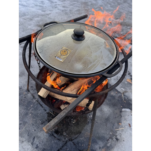 Котелок чавунний 3 л IronPot 3 зі скляною кришкою